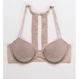 Aerie Real Happy Demi Front Closure Bra, 30A